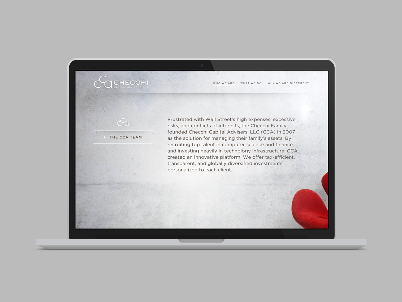 Checchi Capital Website Design