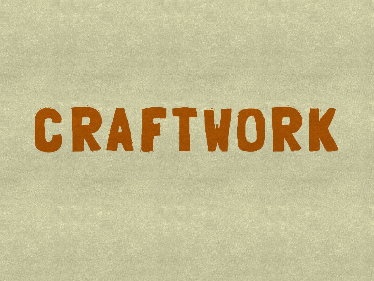 Craftwork Font Design - Free Download