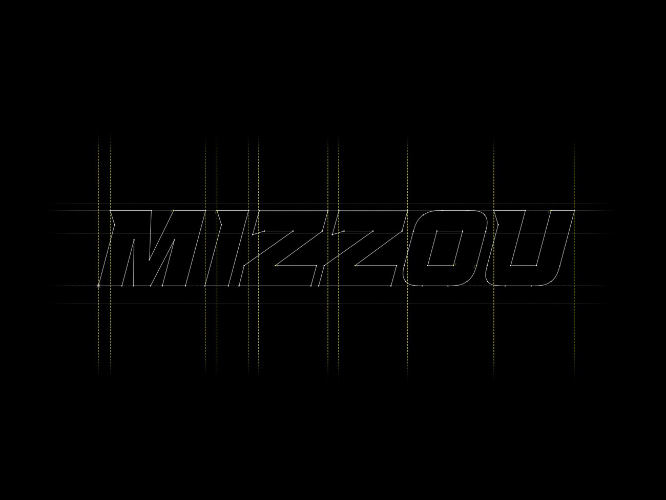 University of Missouri (Mizzou) Branding and Font Design