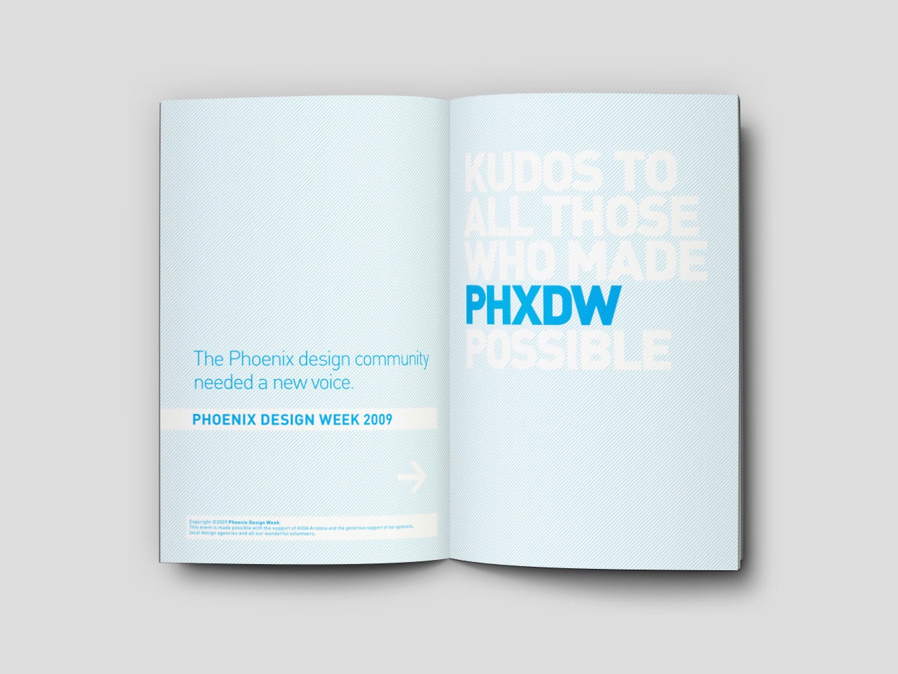 Phoenix Design Week 2009 Inaugural Event Program Design