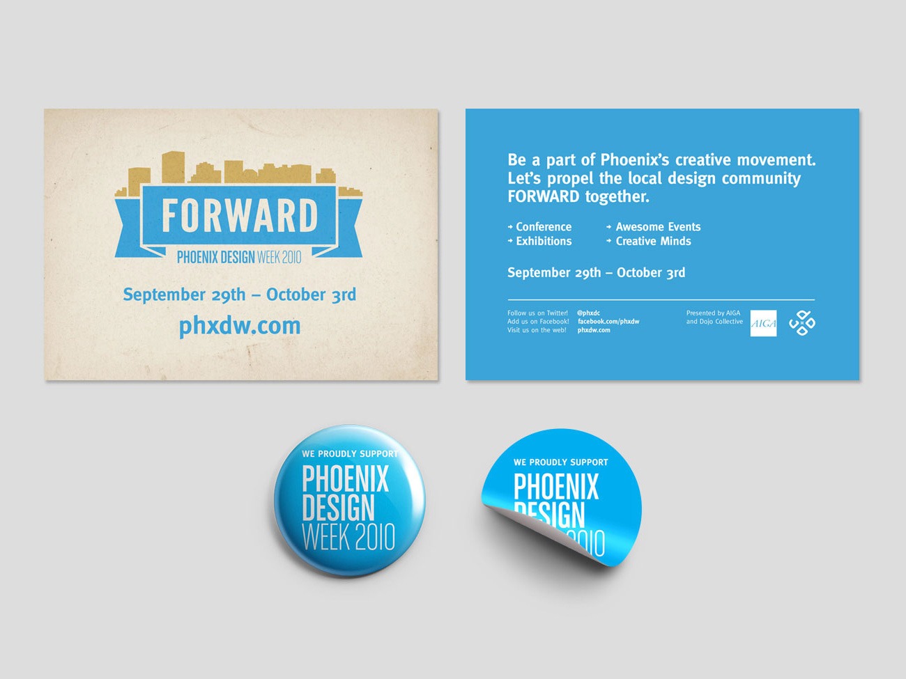 Phoenix Design Week 2010 "Forward" Event Program Design